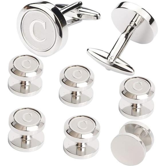 Mens Cufflinks and Studs Tuxedo Shirts - Picture 2 of 7